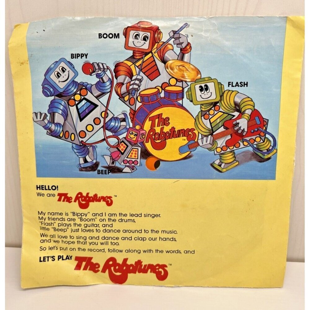 The Robotunes We are The Robotunes 7" 33RPM LP Record W/ Picture Sleeve READ